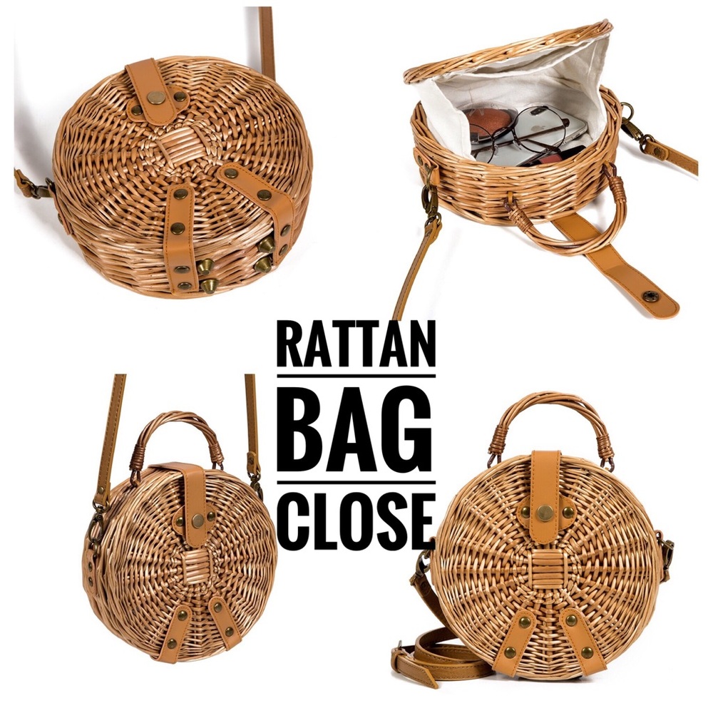 HOST PICK 🎉Round Rattan Bali Bag - Picture 6 of 8